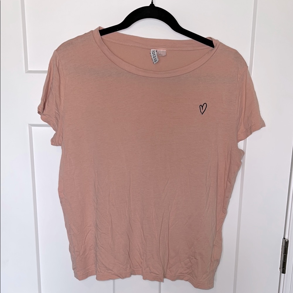 Heart Stitch Short Sleeve Relaxed Tee